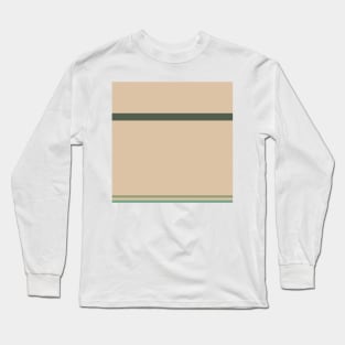 A solitary package of Camo Green, Beige, Artichoke, Oxley and Ebony stripes. Long Sleeve T-Shirt